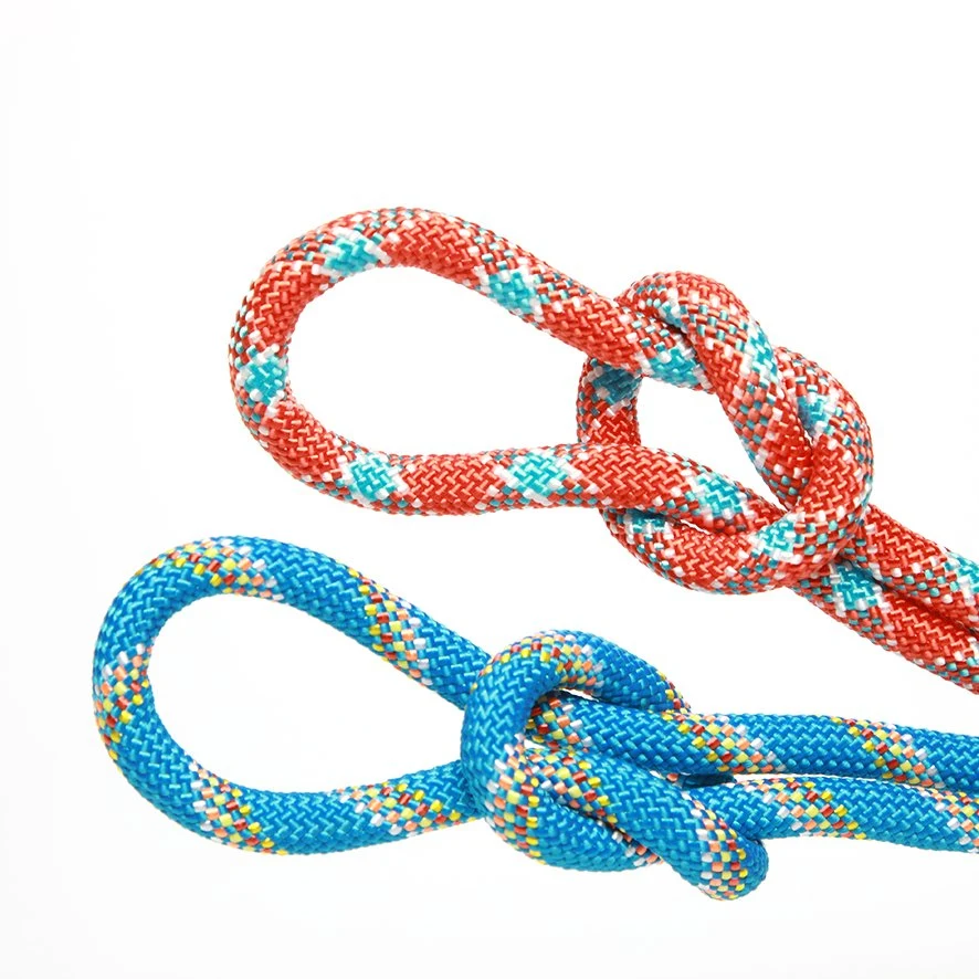 CE 6mm-18mm Polyester Double Braided Climbing Safety Rope