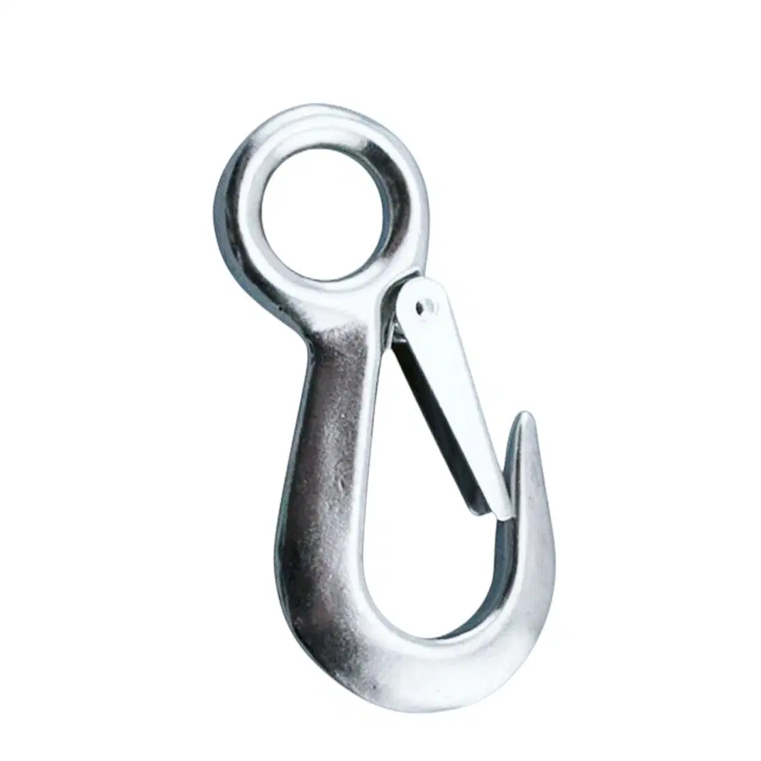 Closed Die Drop Forging Alloy Steel Construction Lifting Equipment Spare Parts Eye Hoist Hooks Grab Hook