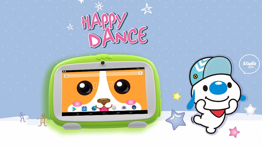 Kids Tablet PC 7 Inch Android Tablet Quad Core 8GB 1024X600 Screen Children Education Games Babypad Birthday Gift