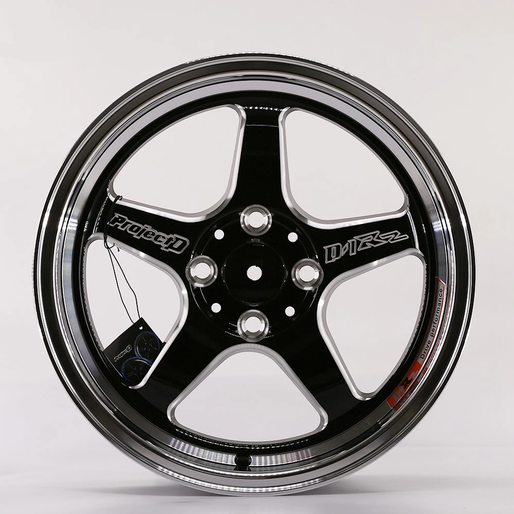 18 Inch 5X114.3 Diamond Cutting Lip Deep Dish Rims Hot Racing Wheel Hub for Passenger Cars