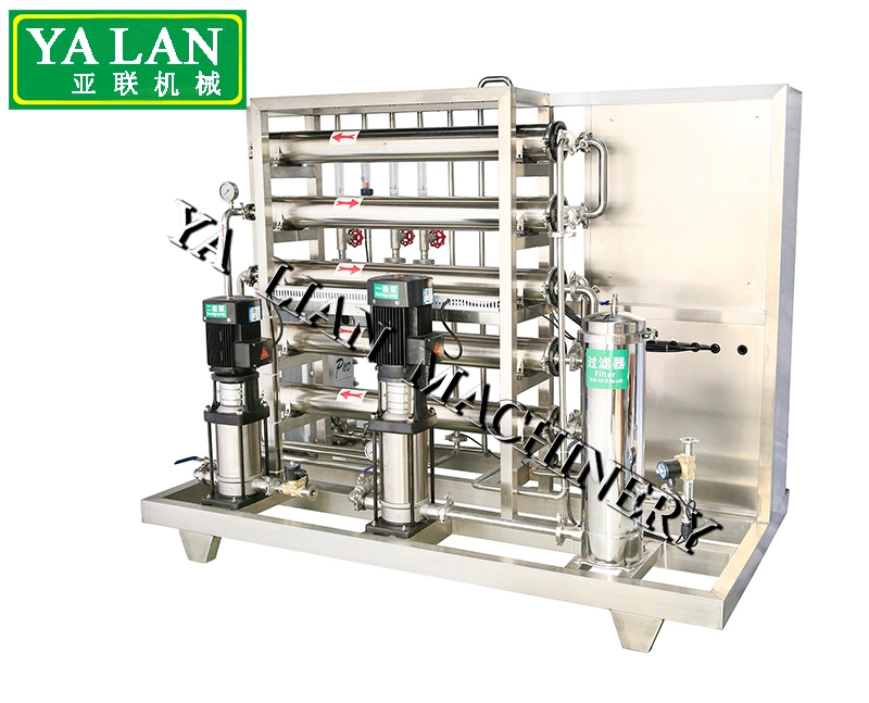 Hospital/Cosmetic Reverse Osmosis System Double Pass Water Treatment Plant Two Stage Ultra RO Purification Purifier Equipment Price SS304/316