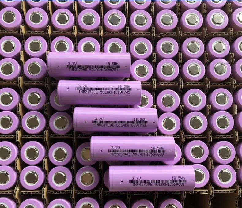 Large Stock for Samsung Inr21700 50e Battery 21700 5000mAh 3.7V Lithium-Ion Rechargeable Battery