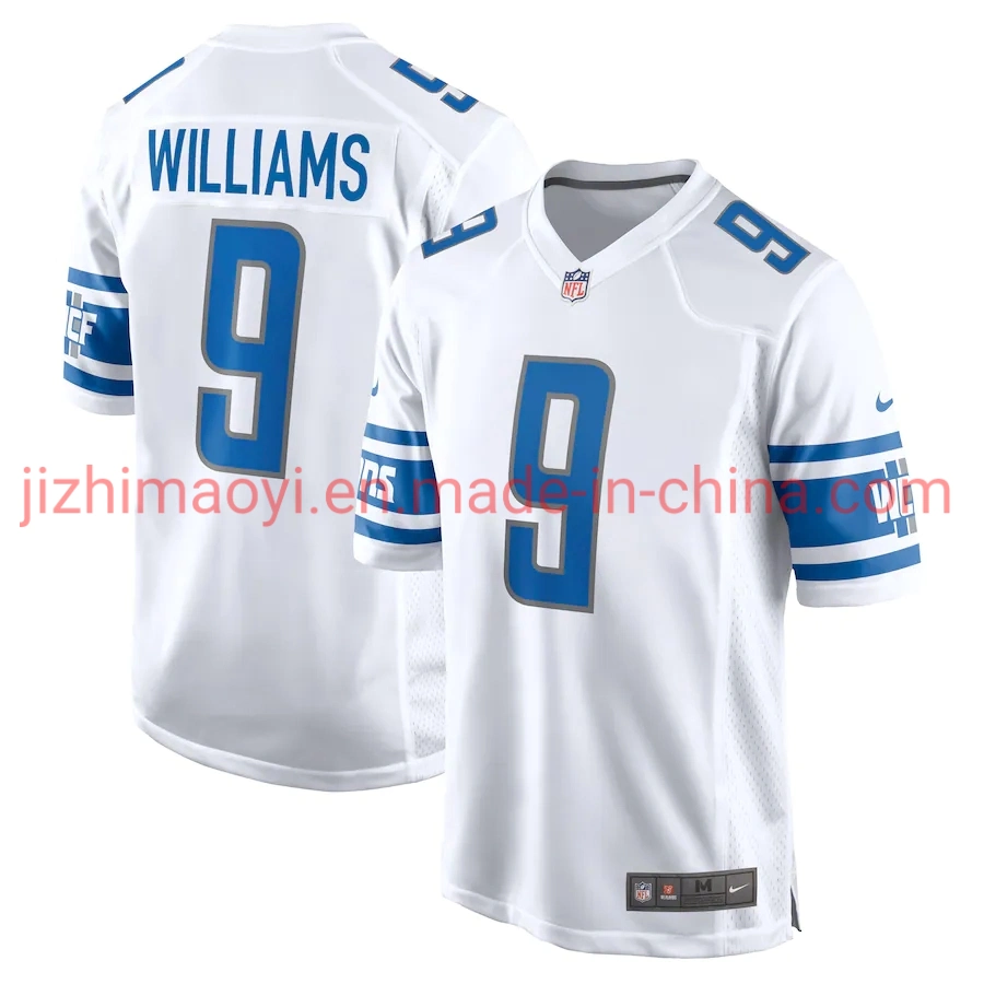 Wholesale/Supplier 2022 Men's Detroit-Lions Jamaal Williams Ni-Ke White Player Game Jersey Football Shirt