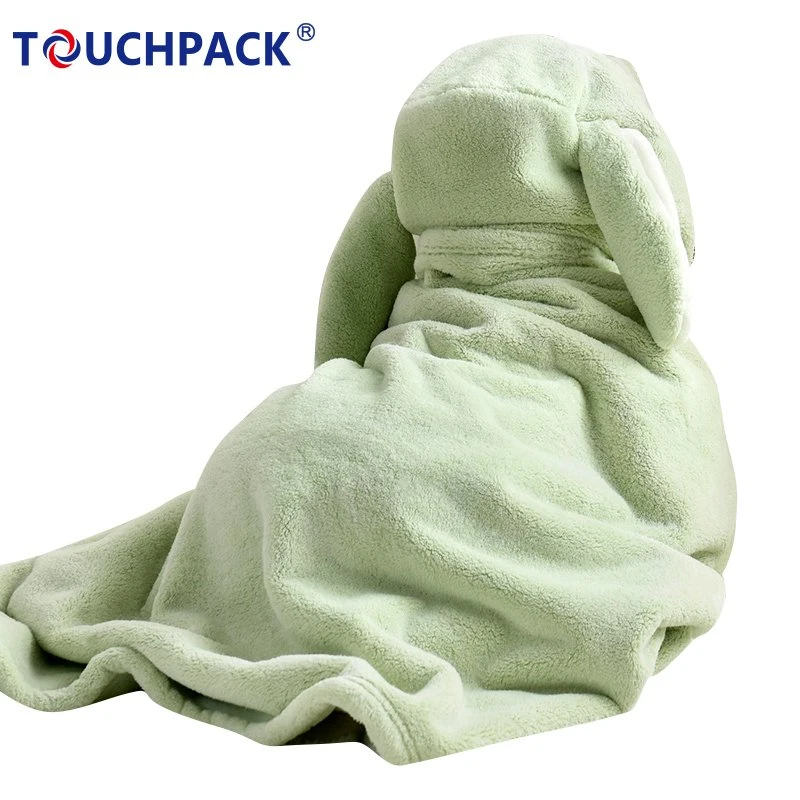 Factory Wholesale/Supplier Children Wearable Plush Bath Towel