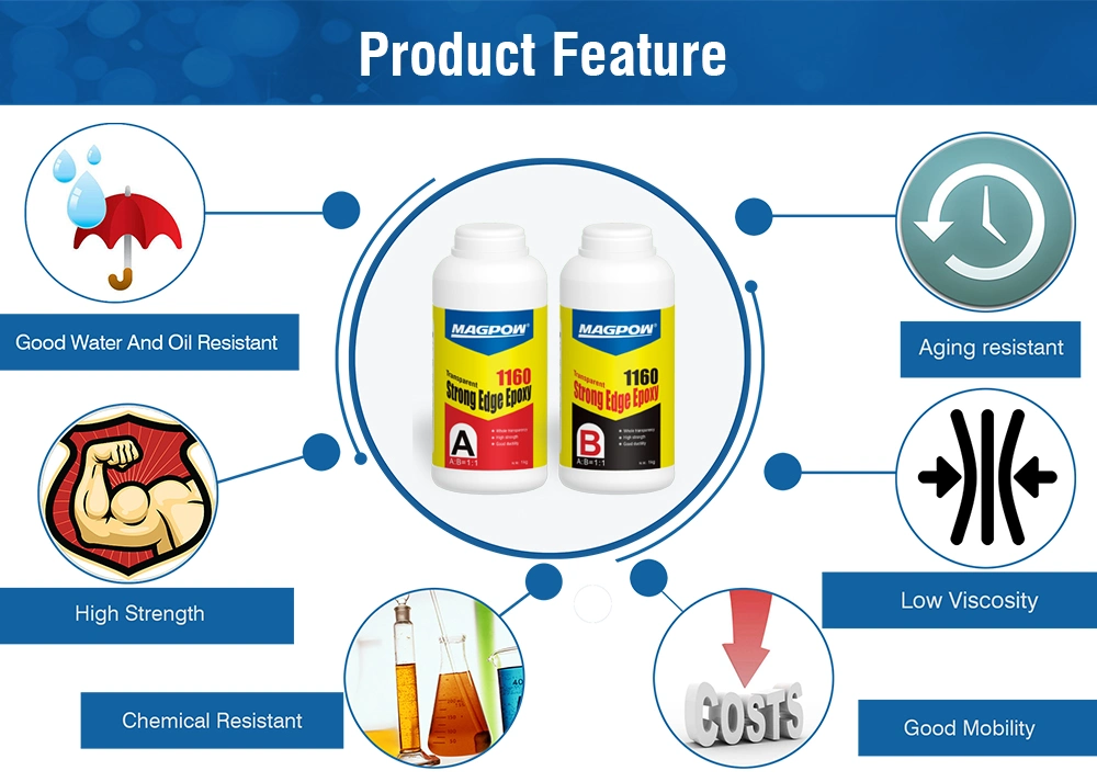 Transparent Strongedge Epoxy Ab Stone Bonding Glue