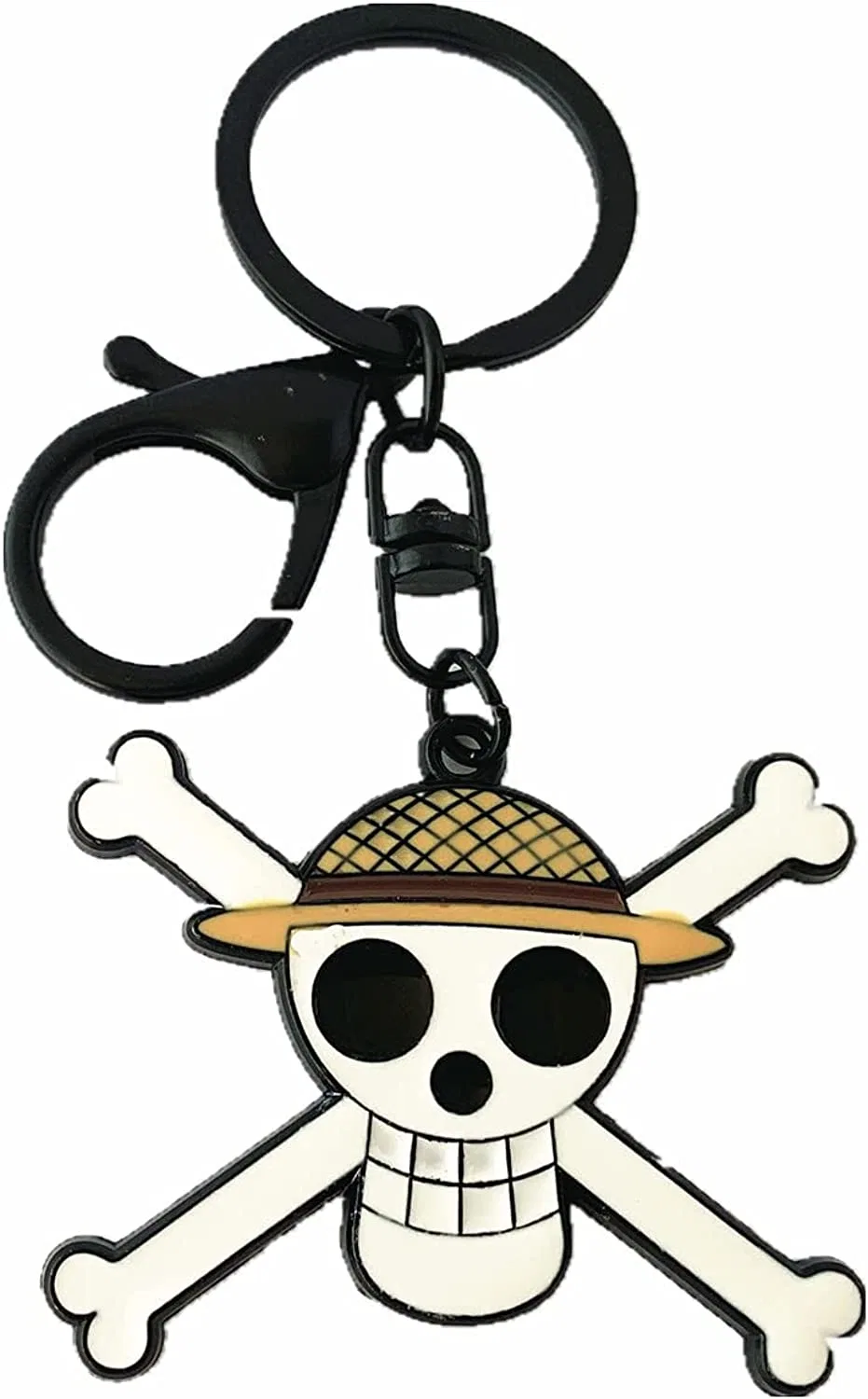 Metal Skull One Pieces Hot Sale China Factory Customized Design Enamel Engraved Anime Your Own Logo Printed Keychain