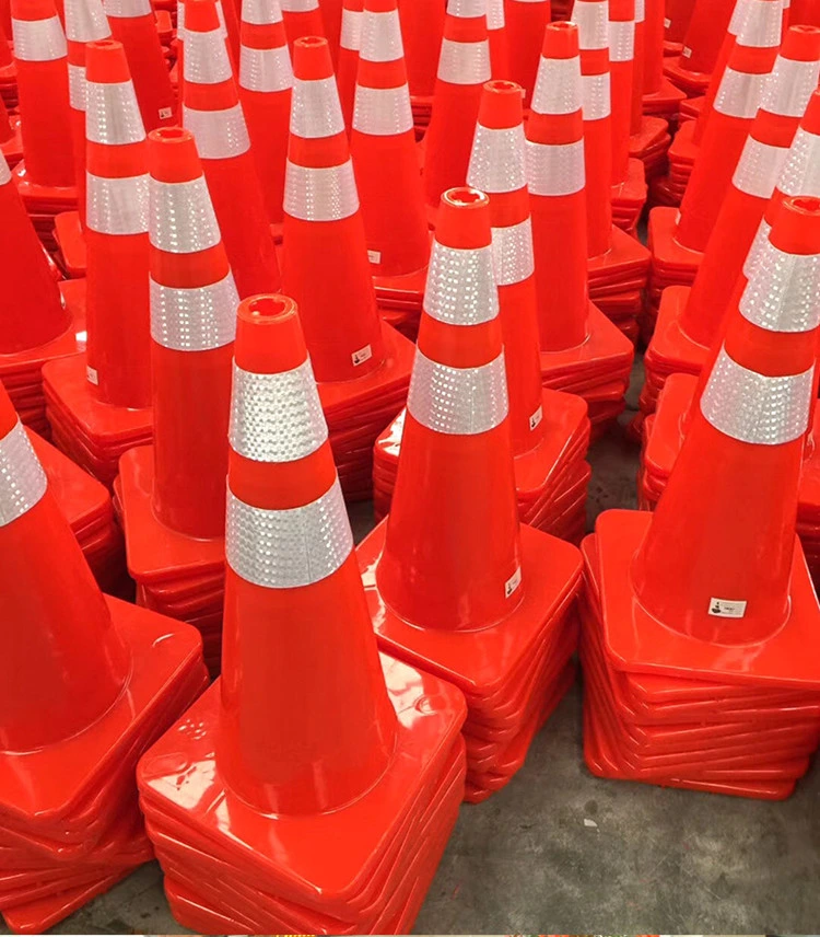 A fábrica de plástico de venda directa de 28'' do Cone de tráfego