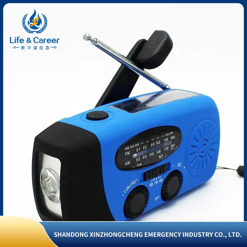 Newly Solar Powered Rechargeable Emergency Am FM Radio Digital Radio Portable Radio with LED