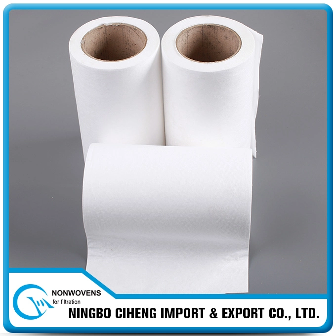 China Manufacturer PP Nonwoven White HEPA Car Air Filter Paper Rolls