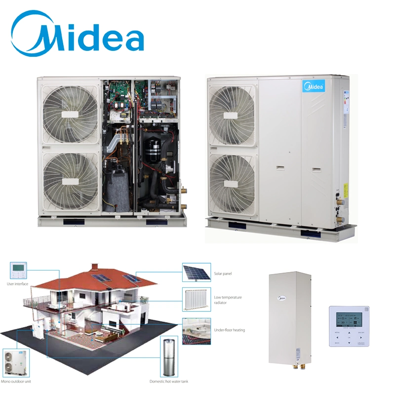 Midea Waterkoker R410A Hotel Bañera Eco de la bomba de agua caliente eléctrica ducha eléctrica Sistema de calentamiento instantáneo de CA