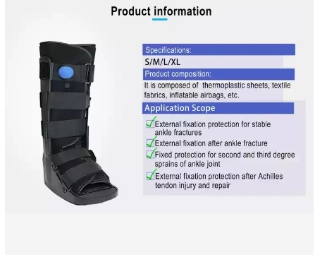 High quality/High cost performance Pneumatic Cam Walker Brace Boot for Sale