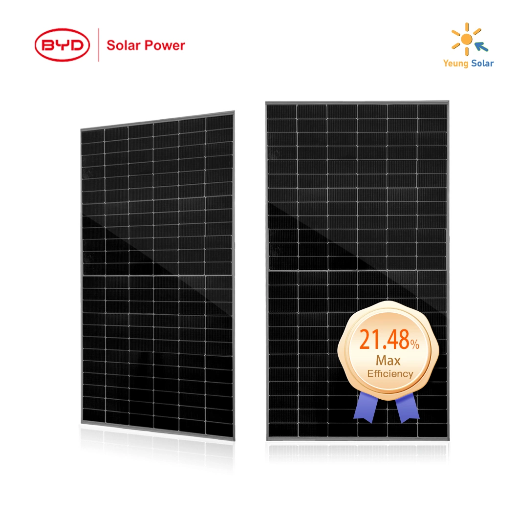 Alta calidad Byd Auro MLK 36 (530W-555W) 500W 540W 550W Energía solar proyecto de sistema de energía solar con CE