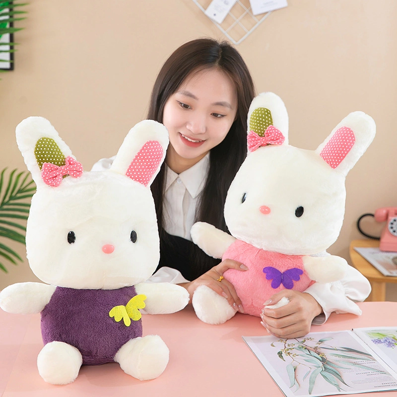 Plush Bunny Huggable Stuffed Animal Rabbit Toy Dolls Wholesale/Supplier Promotional Kids Gifts