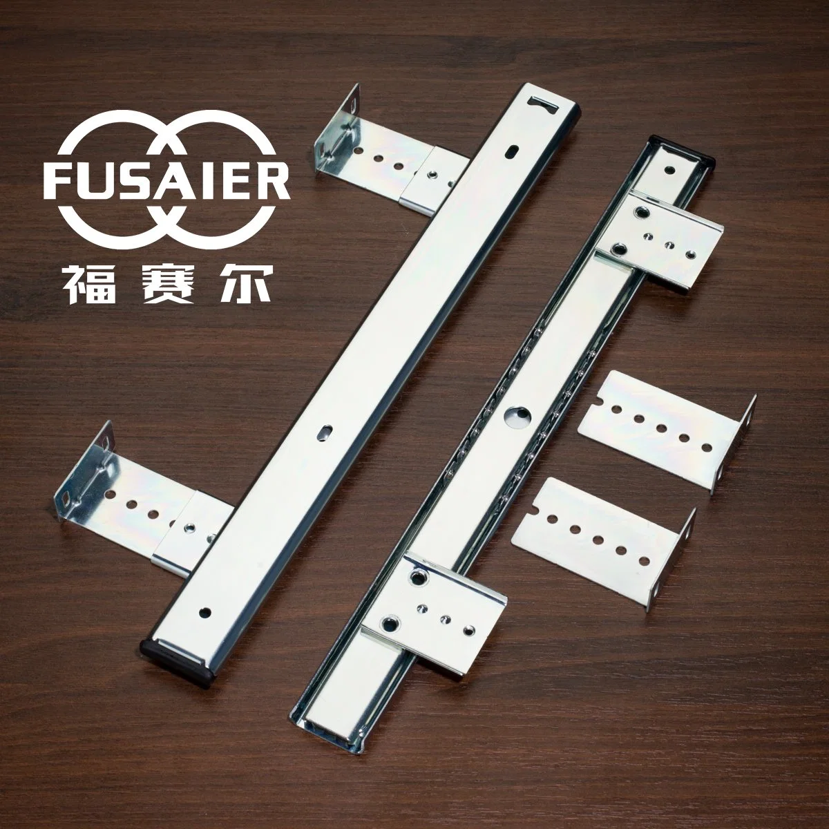 35mm Single Extension Ball Bearing Drawer Slide Office Computer Table Adjustment Keyboard Drawer Slide