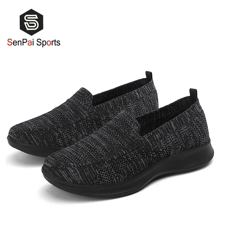 Nouveau design Sneakers de course à pied Light OEM femmes Flyknit Footwear ODM Chaussures