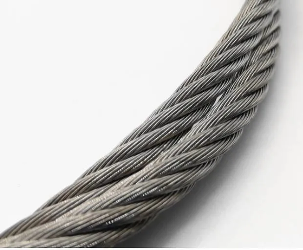 Bright Crane Steel Wire Rope 36*7 Galvanized