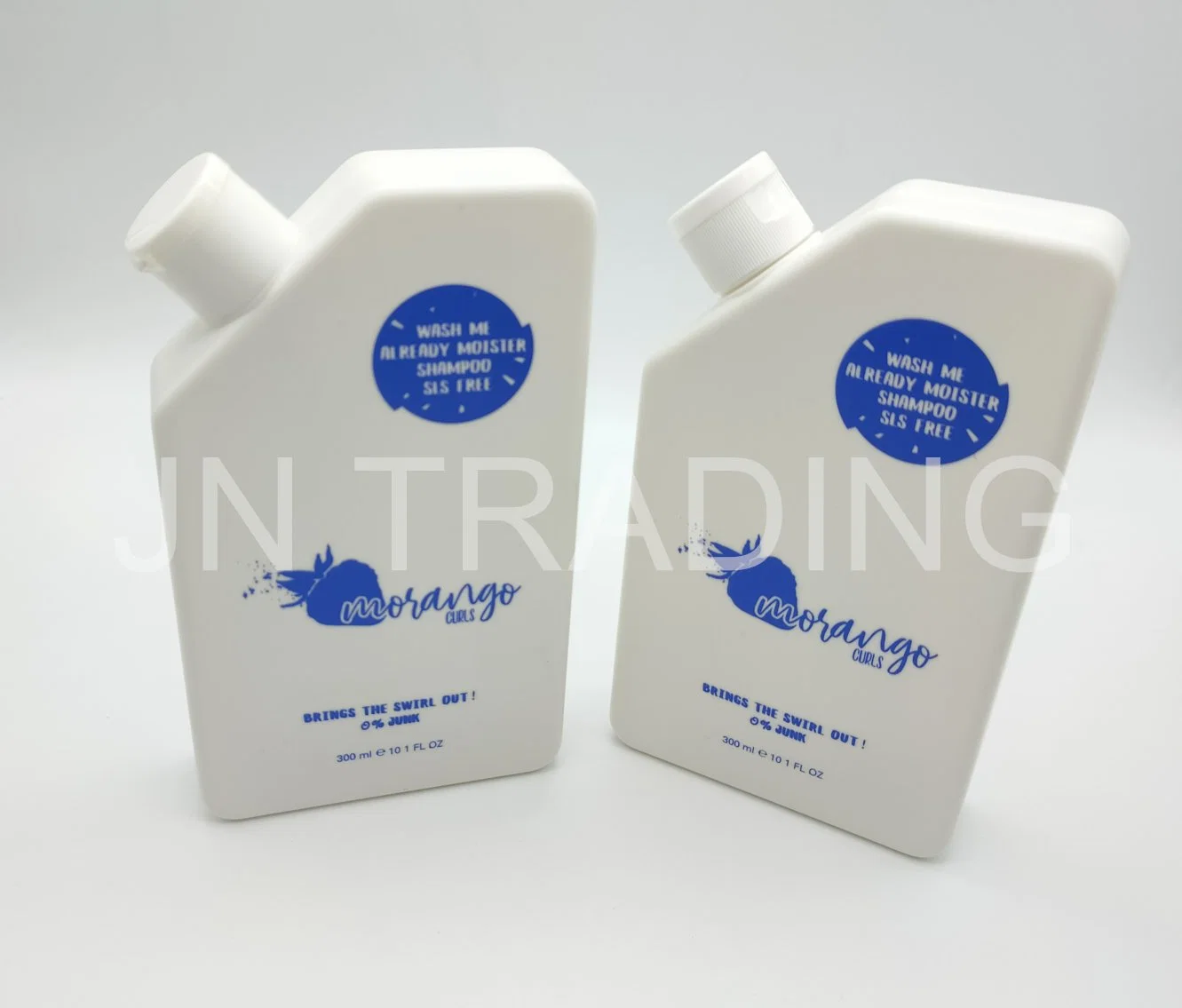 HDPE Flat Sunscreen Tanning Oil Lotion Cream Body Oil Shampoo Plastic Bottle