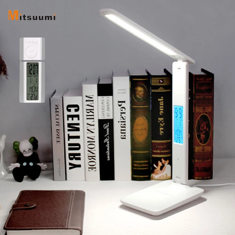 LED Desk Lamp with Wireless Charger Home Office Dimmable