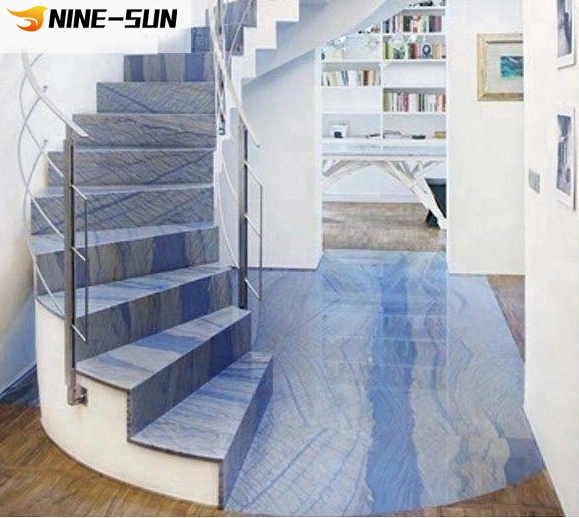 2023 New Interior Decoration Stone Wall Panels Azul Macaubas Sintered Stone