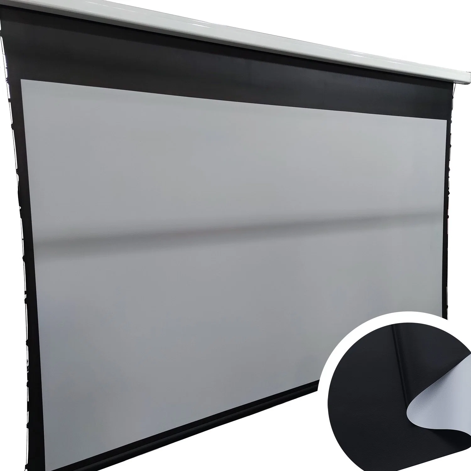 3ply PVC 0.25mm Grey-Black Projection Film Fire Resistant Projection Screen