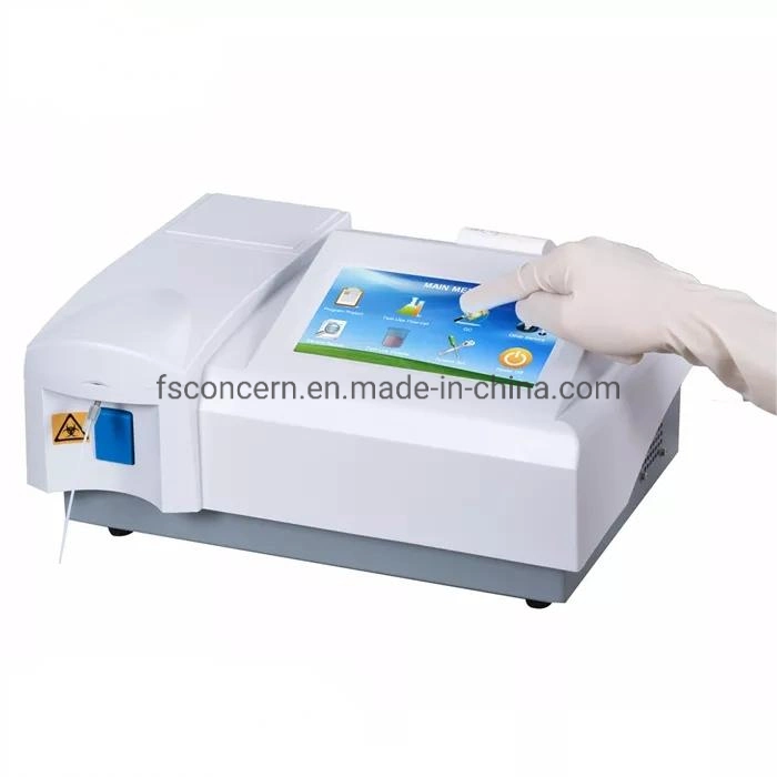 Medical 7-Inch Color LCD Touch Screen Semi-Automatic Clinical Blood Biochemical Analyzer