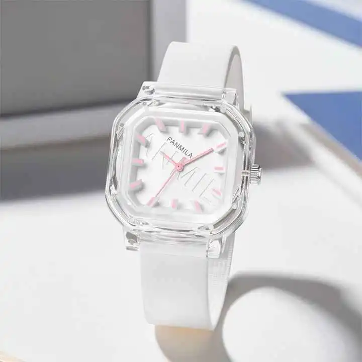 Eco-Friendly OEM Plastic Transparent Watch