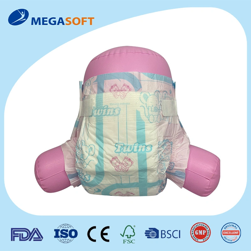 Wholesale/Supplier Cheap Price Good Absorption Soft Disposable Baby Products with Magic Tape