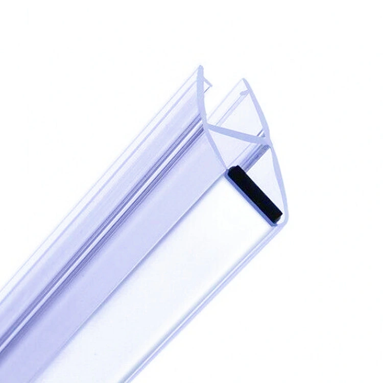 Waterproof Clear PVC Plastic Door Seal Profiles for Glass Shower Sliding Door Weather Shower Seals