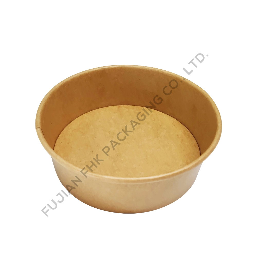 Brown Kraft Paper Salad Bowls Free Samples to Go Packagings