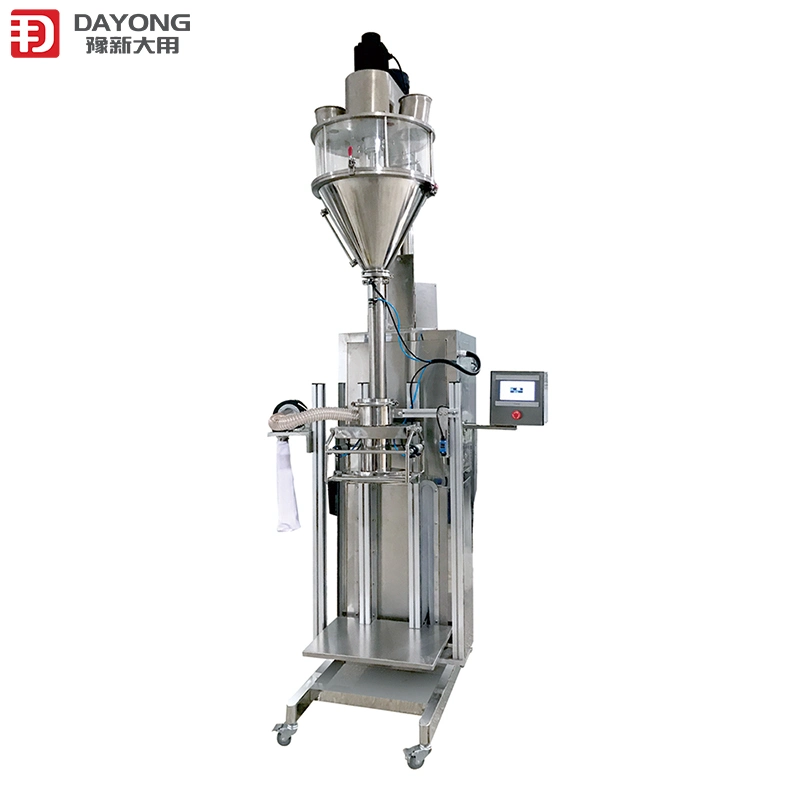Automatique multifonction 100g 200g 500 g de poudre de café de cuisson des aliments secs Spice Machine de remplissage de la farine d'emballage