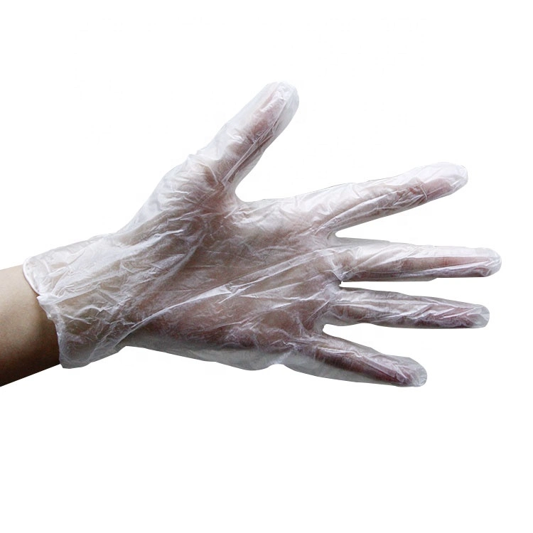 Powder-Free de látex desechables de vinilo Guantes de examen médico