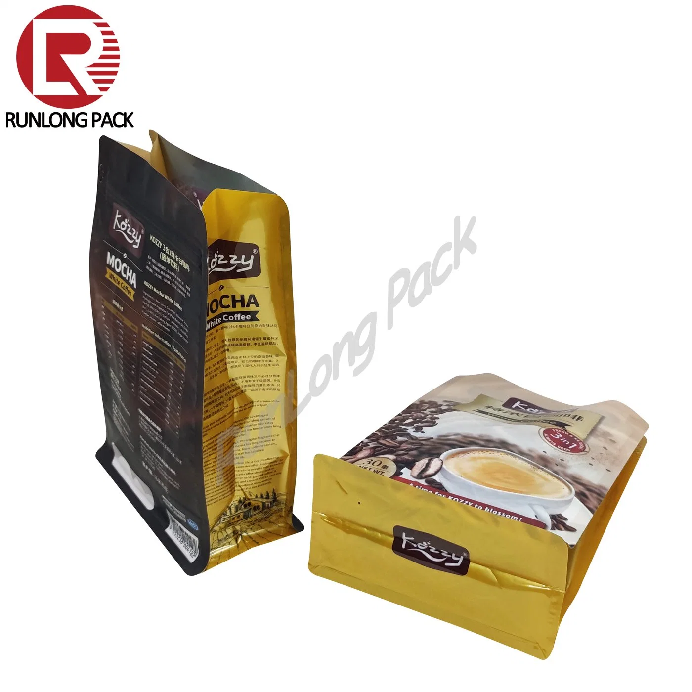 Großhandel Custom Printed Laminating Kunststoff Beutel Kaffee Lebensmittel Verpackung Film Rollen