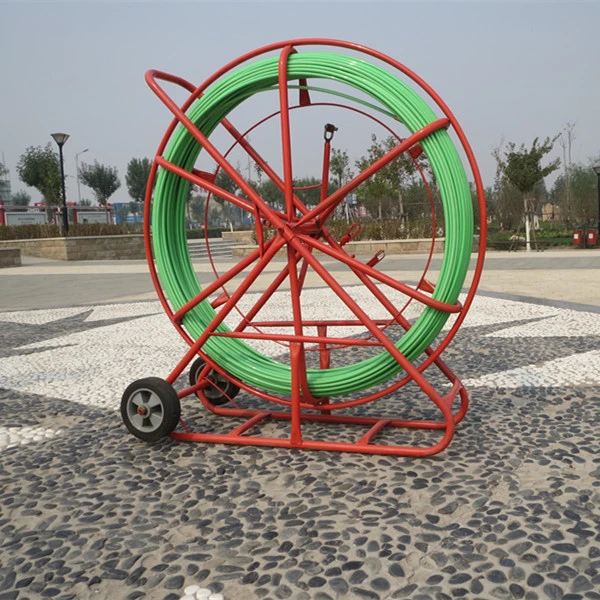 14mm*300m Fiberglass Detectable Duct Rodder, Underground Cable Push Pull Rods