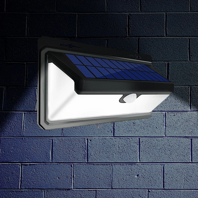 Sensor de movimiento PIR Lamparas Sola Luz Solars Powered Lampara de pared Home paisaje exterior Solar LED de iluminación Luces de jardín