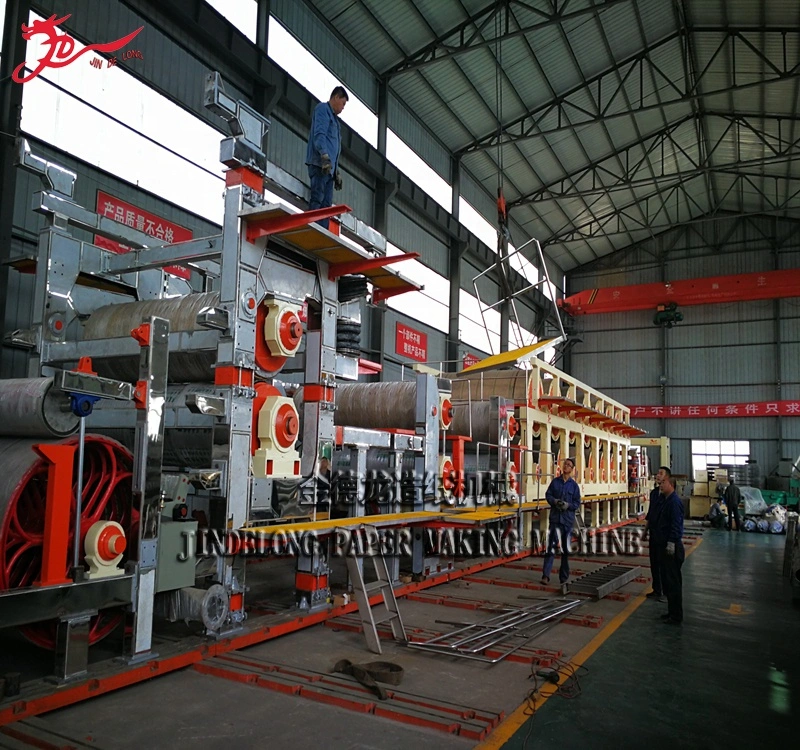 High Speed Jumbo Reel Sludge Paperboard Machine Corrugated Cardboard Manufacturing Machine