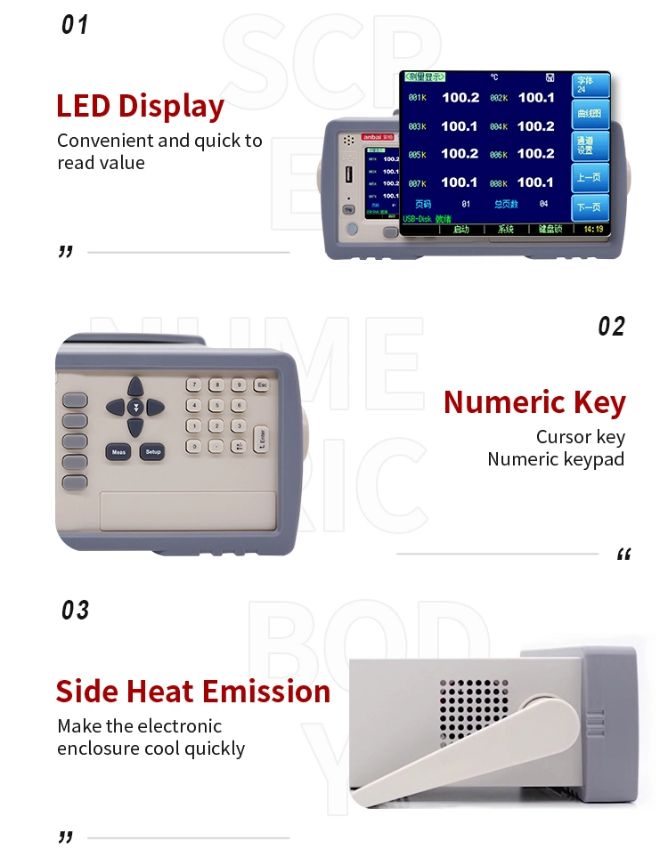 Temperature Meter Data Logger with Thermocouple (AT4508)