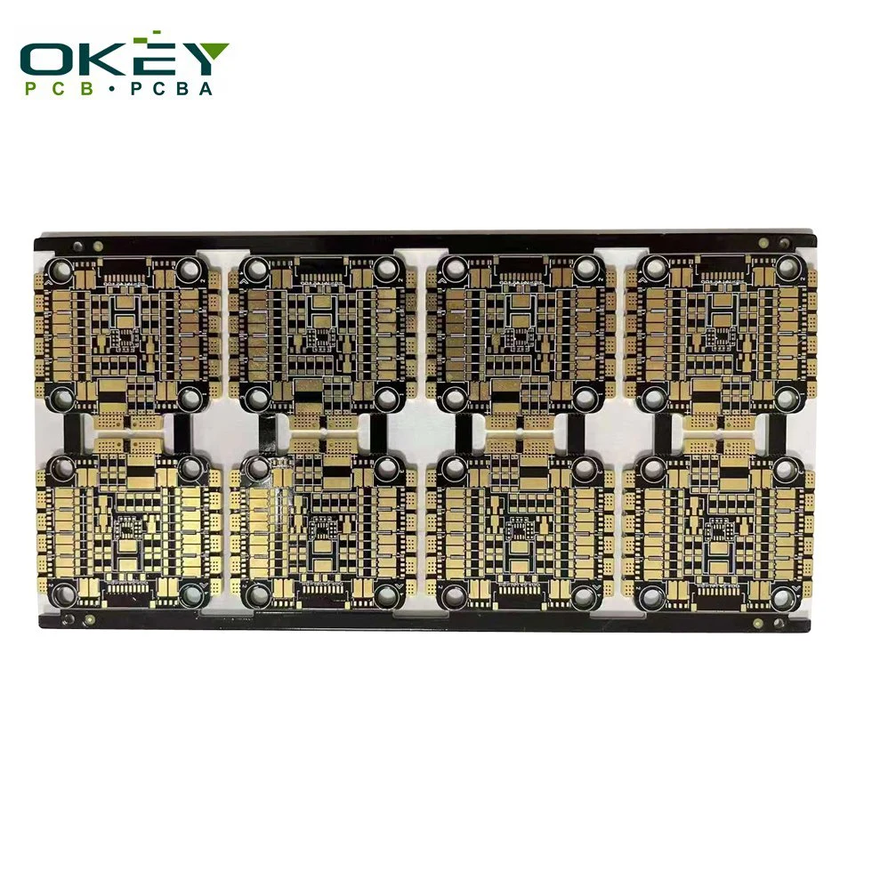 Diseño de placa de circuito impreso multicapa del Circuito de Oro de inmersión de LED flexibles FPC PCB