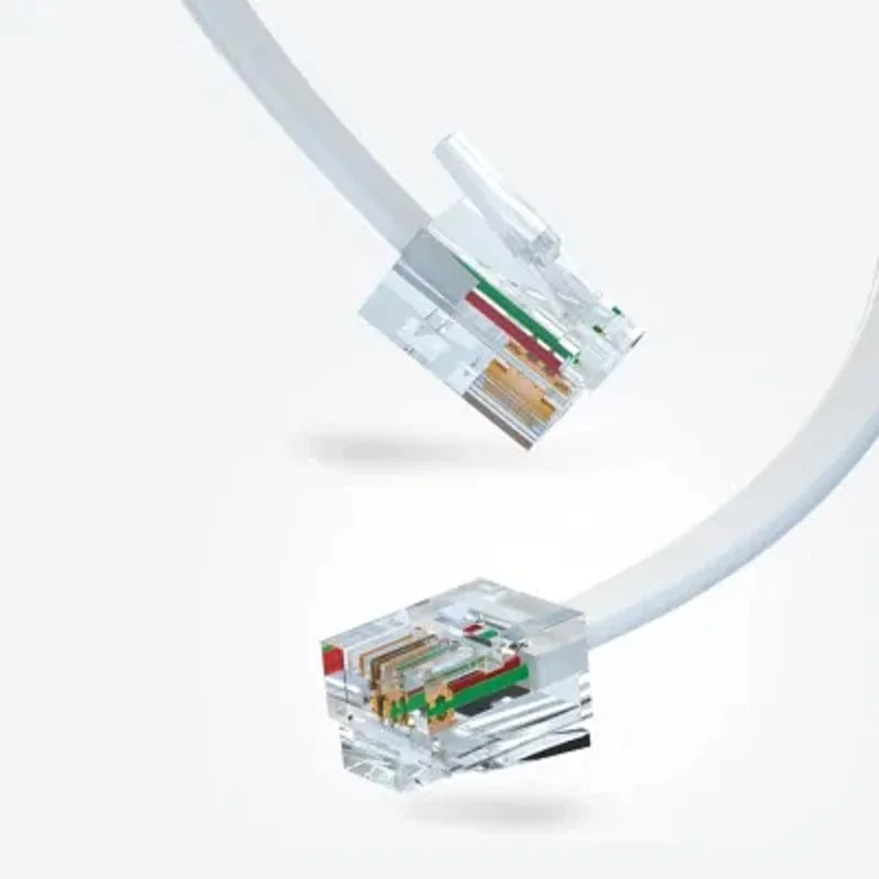 RJ11 6p2c Telefonkabel Telefonkabel Lokales Kommunikationskabel