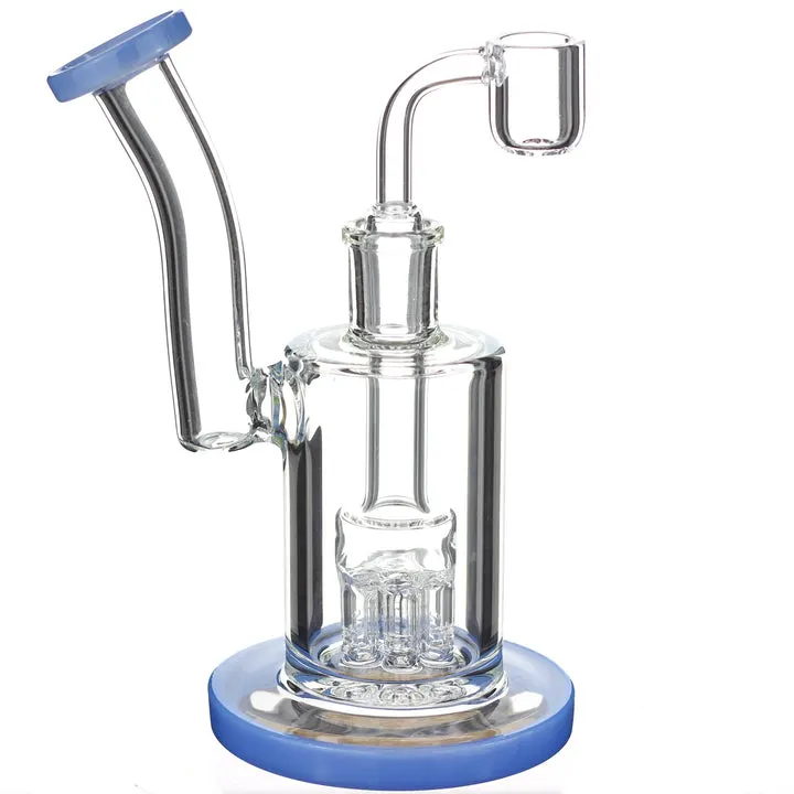 Arbre tordu le cou Mini Perc DAB Rig Eg en verre Collection Heady tube droit de la tête de douche en verre Perc Pipe vaporisateur