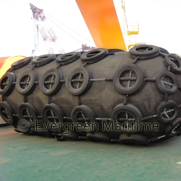 D=3300mm EL=6000mm Yokohama Floating Pneumatic Fenders/ Sling Type and Tire Net