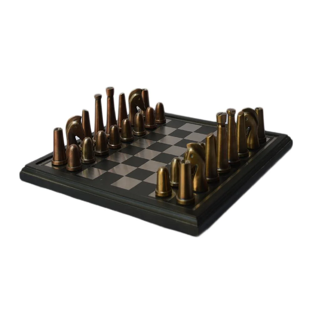 Amazon Custom Metal 2 Player Chess Game with High quality/High cost performance 