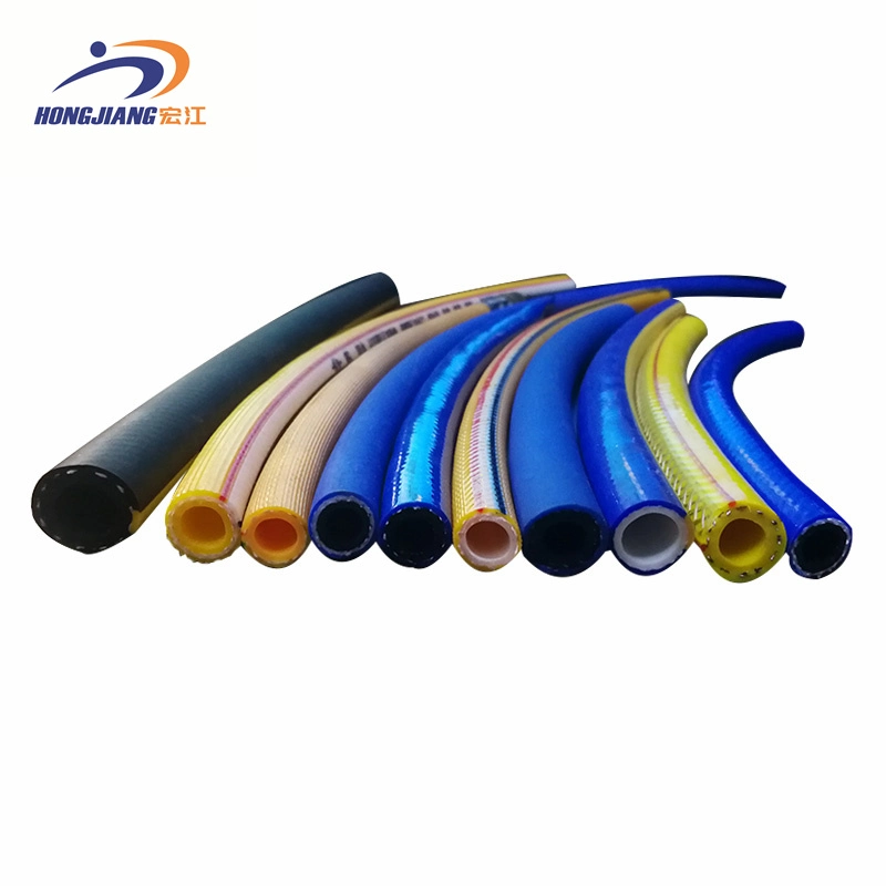 Yellow Blue Flexible LPG Gas Hose Pipe Propane Gas Hose Natural Gas Metal Hose 8.5mm 9mm 9.5mm 10mm 17mm