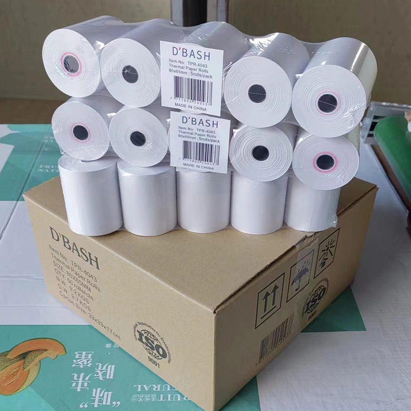 57*40mm/57*50mm/57*70mm Thermal Cashier Paper Rolls for ATM/POS