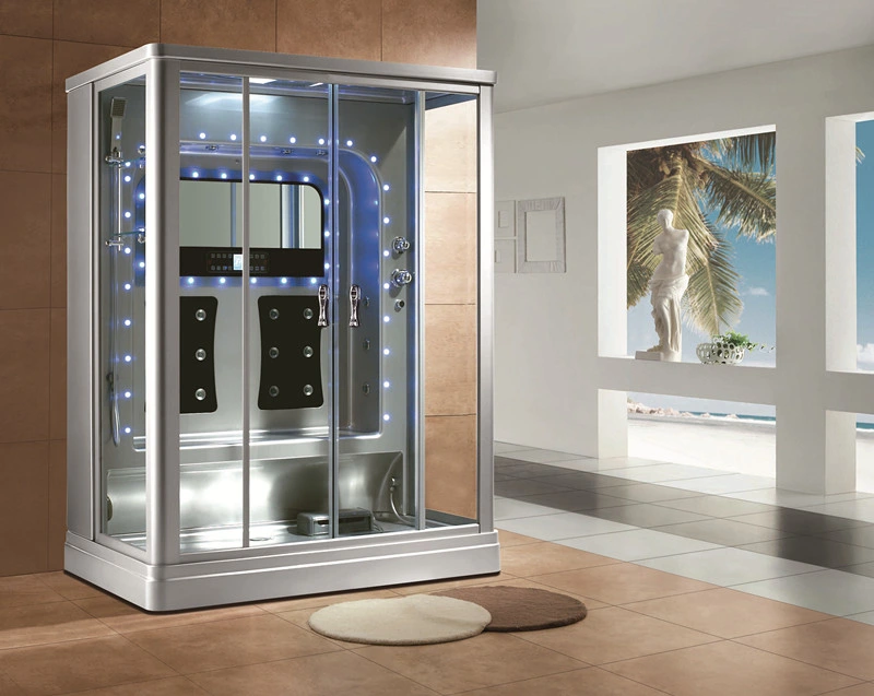 Square Design Steam Sauna Sliding Door Shower Room for Two Persons (Y847)