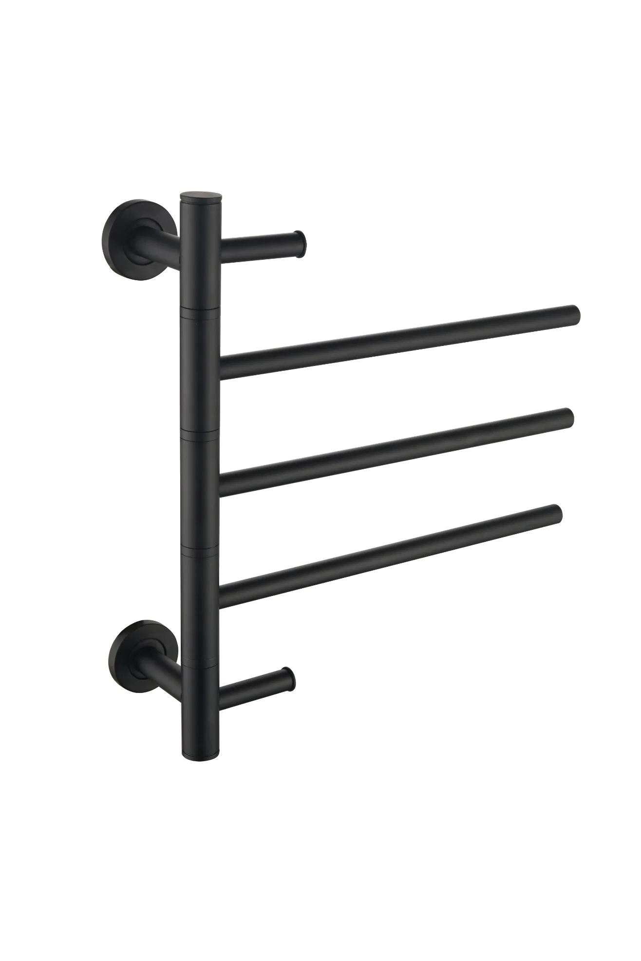 Source Factory Direct Sales Stainless Steel Electric Towel Rack, Black Heating Towel Rod, Intelligent Constant Temperature Drying Towel Rack