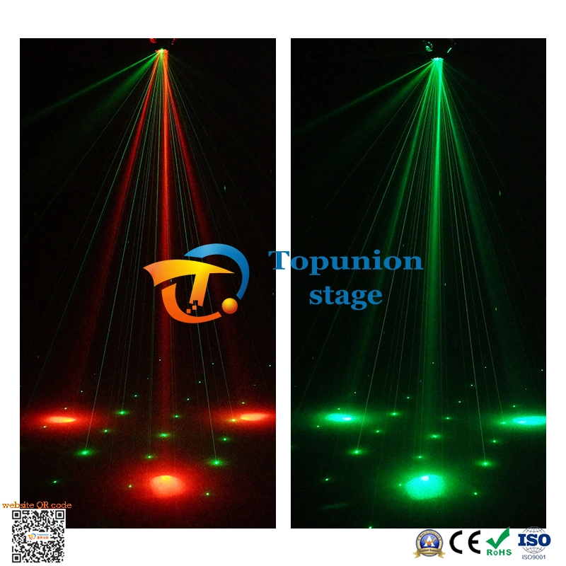 New KTV Flash Four Head Bee Eye Laser Light Bar Colorful Light LED Rotating Laser Light