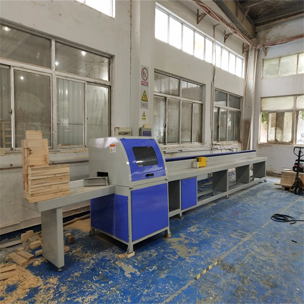 CNC Circular Sawmill Automatic Pallet Wood Cross Cut off Saw Machine