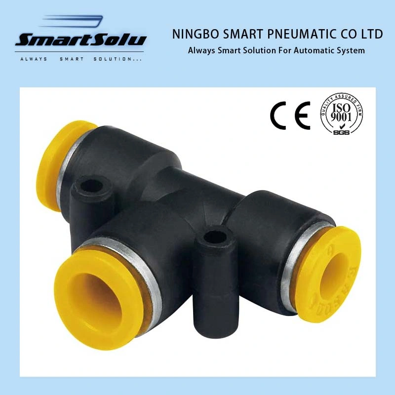 Psj Type Plastic Metal One Touch-in Pneumatic Tube Fittings