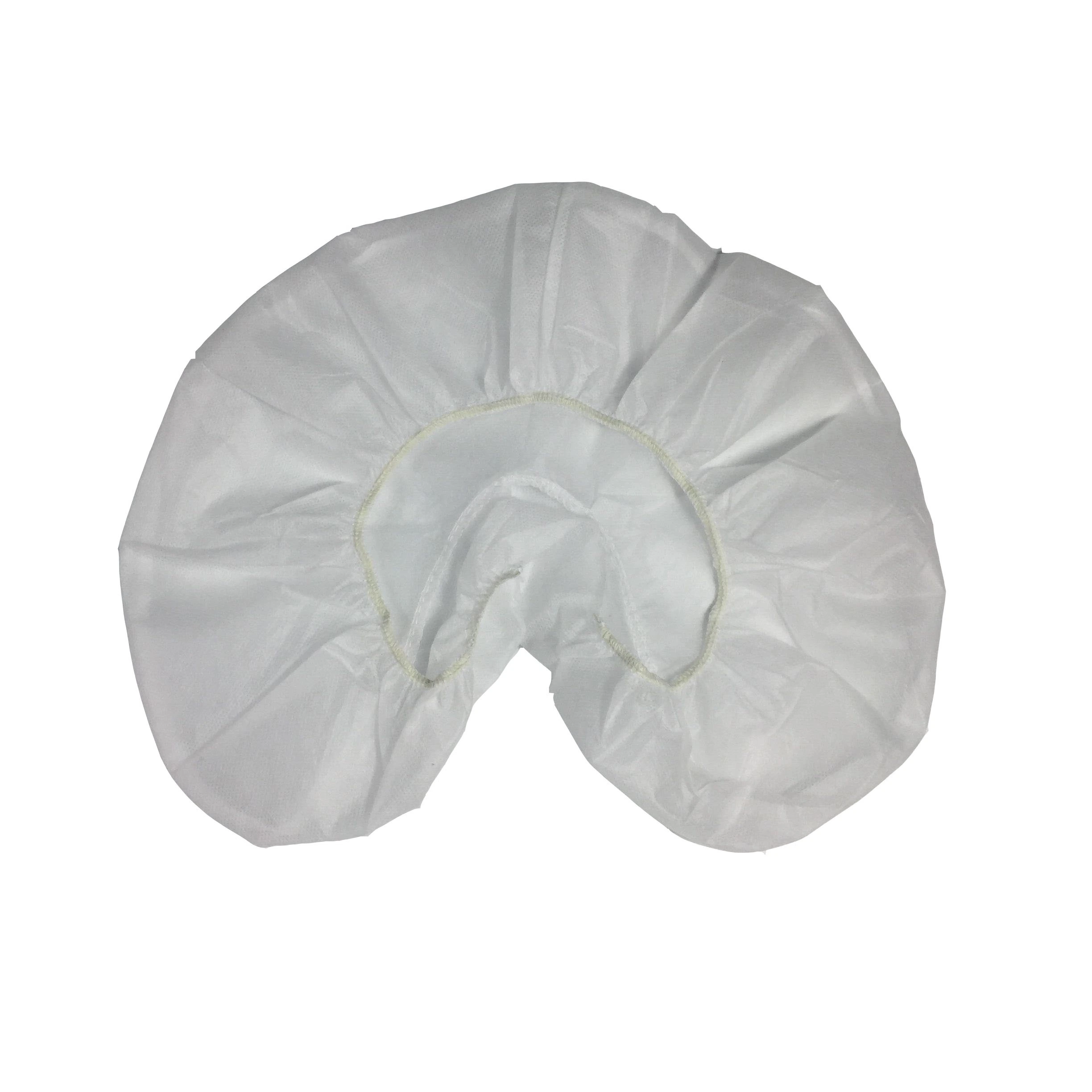 ISO 13485 New Products Lightweight Polypropylene Disposable PP Nonwoven Face Cradle Covers Disposable Face Hole Cover Headrest Cover for SPA Beauty Shop