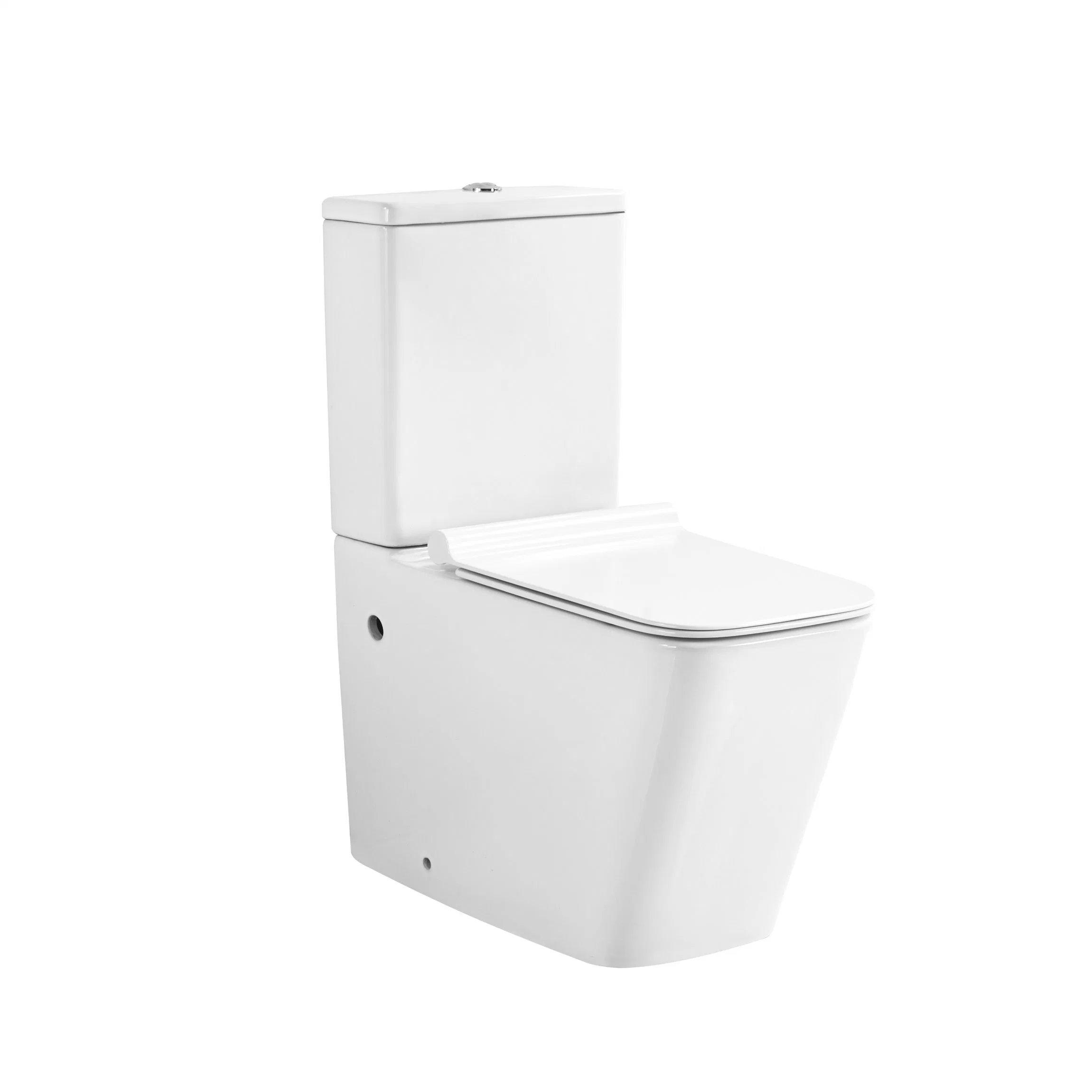 Customization China Bathroom Watermark Toilet Two Piece Wc Chinese Water Toilet